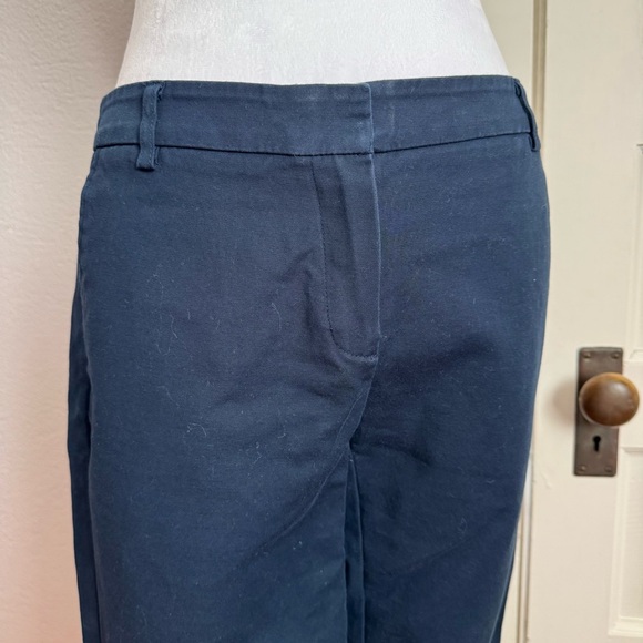 Jones New York Blue Cropped Ankle Pants Relaxed Fit - Picture 3 of 7
